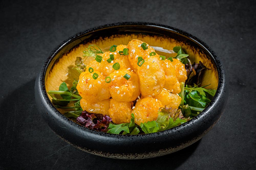 Креветки в пряно-кремовом соусе