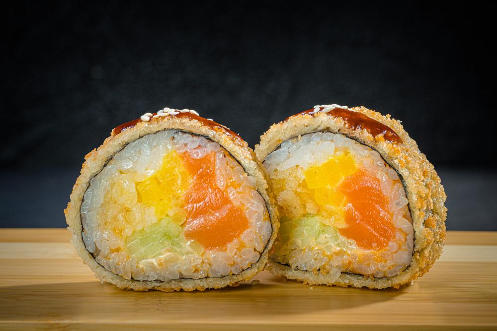 Ролл Темпура с лососем